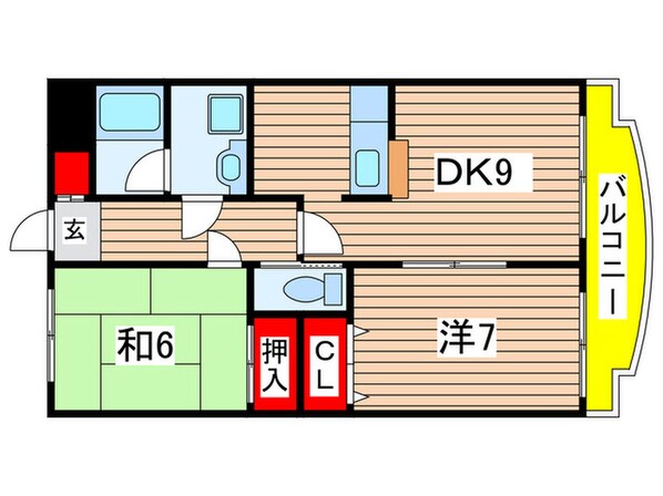 パストラル千葉の物件間取画像